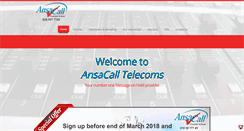 Desktop Screenshot of ansacall.co.za